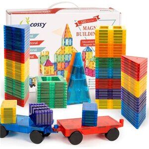 120Pcs Magnetic Tiles Magnetic 3D Building Blocks Set Educational